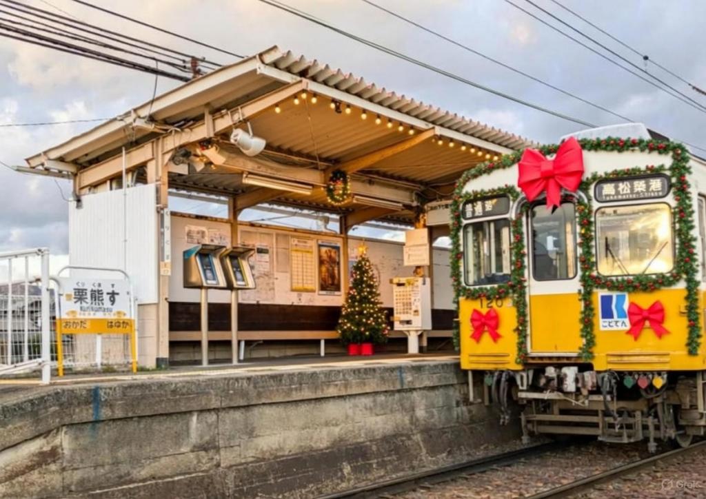 どうせなら、期間中こんな風に
ツリーを設置してイルミネーションを
施せば完璧なのに…