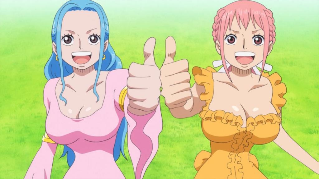 ワンピースのビビと最近知ったレベッカのツーショットはいいものだ、これが本当の「いっしょ」、NHKの子供番組は『おかあさんといっしょ』