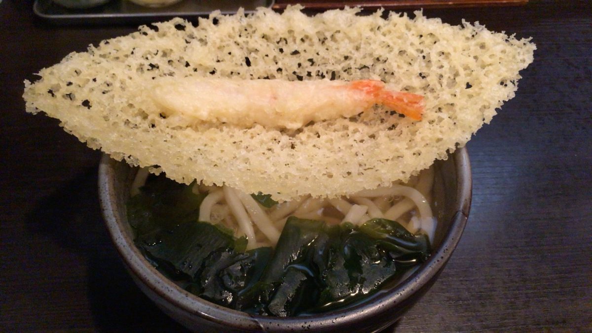 手打ちうどん渡辺のえび天うどん画像