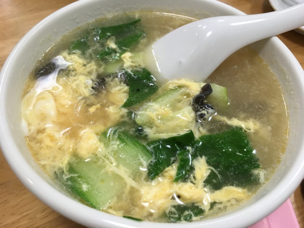 丸亀市土居町にある、中国料理 吉祥の玉子スープ(蛋花湯)の画像