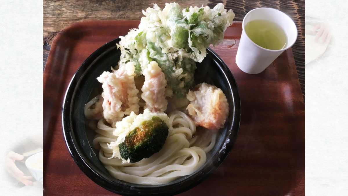 「あやうた製麺」の数量限定『あやうたの野菜天ぶっかけ』地元、あやうたの旬の野菜がてんこ盛り!