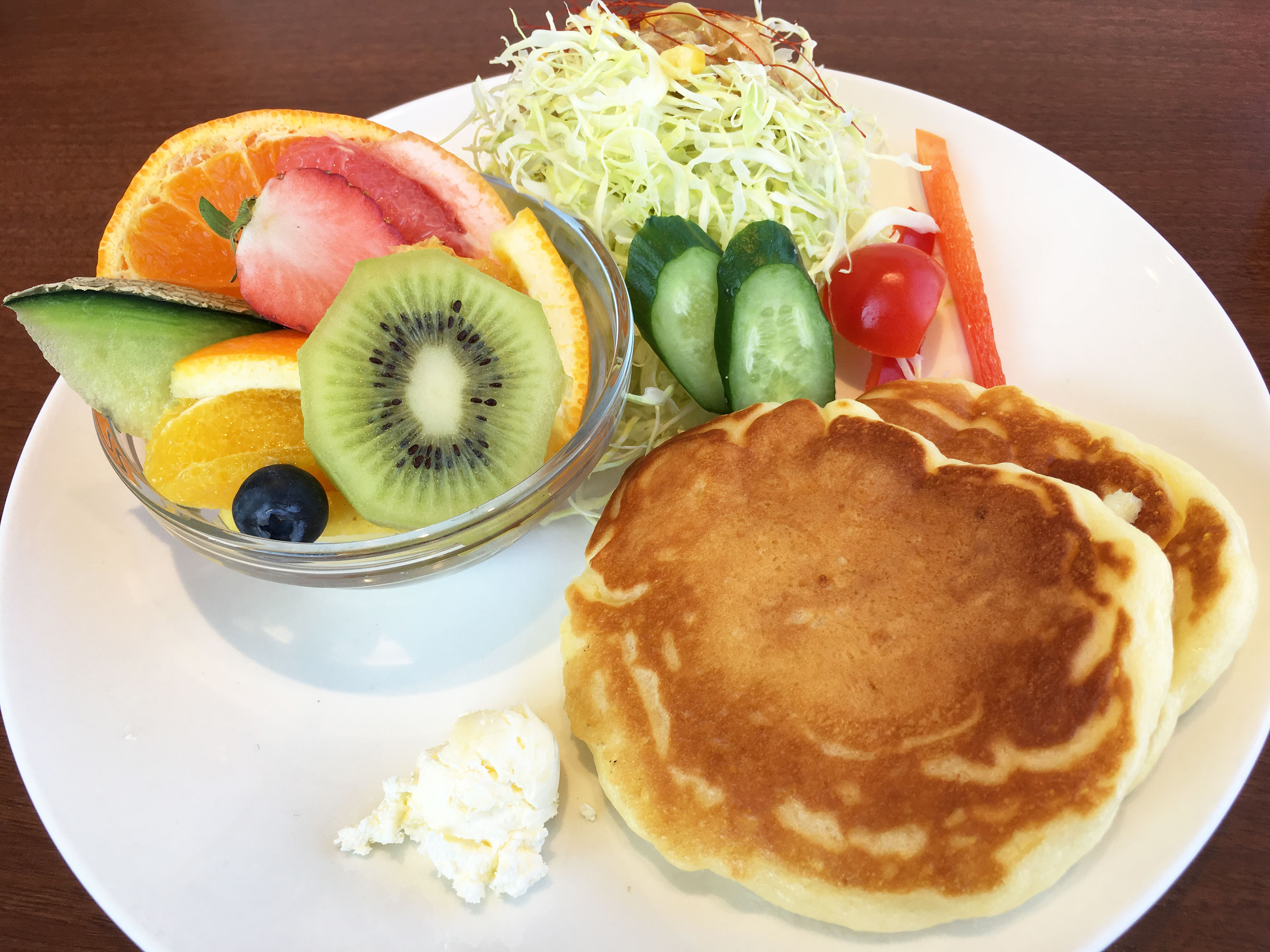 はまきた珈琲 の パンケーキランチ ボリュームたっぷりでお腹も心も満たされること間違い無し 丸亀つーしん