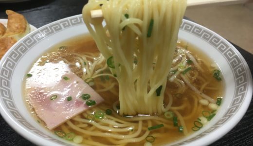 「きらく」の『中華そば・餃子・とりめし』はいつまでも変わらない美味しさ