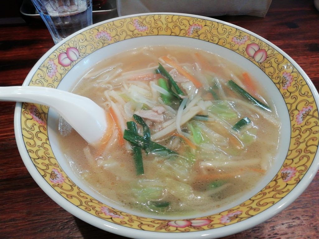 青龍の野菜湯麺