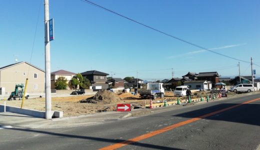 多度津町三井に「ローソン」ができるみたい。移転前の真鍋クレーン建設本社があったところ