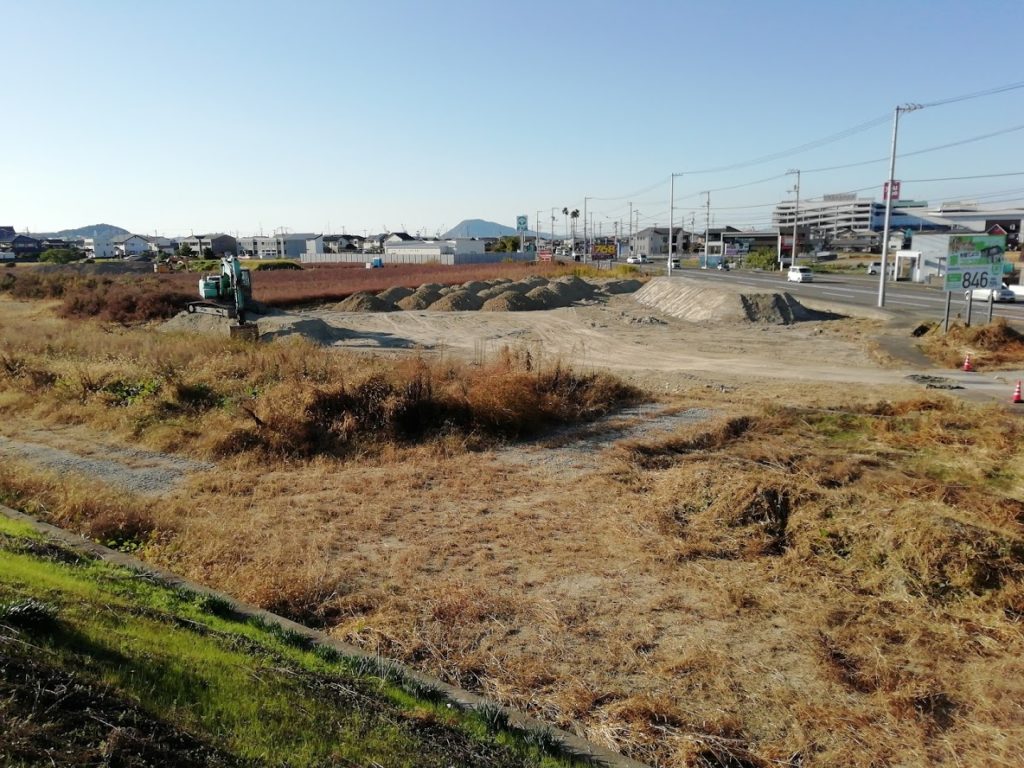 総合運動公園拡張工事