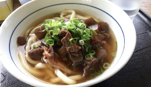 飯山町東坂元の「准手打ちなうどん満福」の『ぼっかけうどん』 えっ、ぶっかけじゃないの？いやいや、ぶっかけもぼっかけもあるよ！