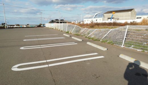 「ローソン多度津町堀江店」の駐車場拡張工事が終わったみたい。早速大型トラックドライバーの憩いの場になってた【追記あり】