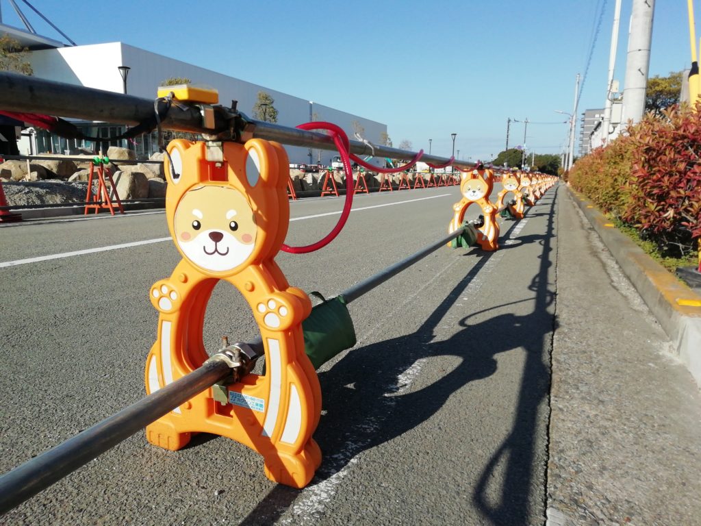 動物型単管バリケード(犬)