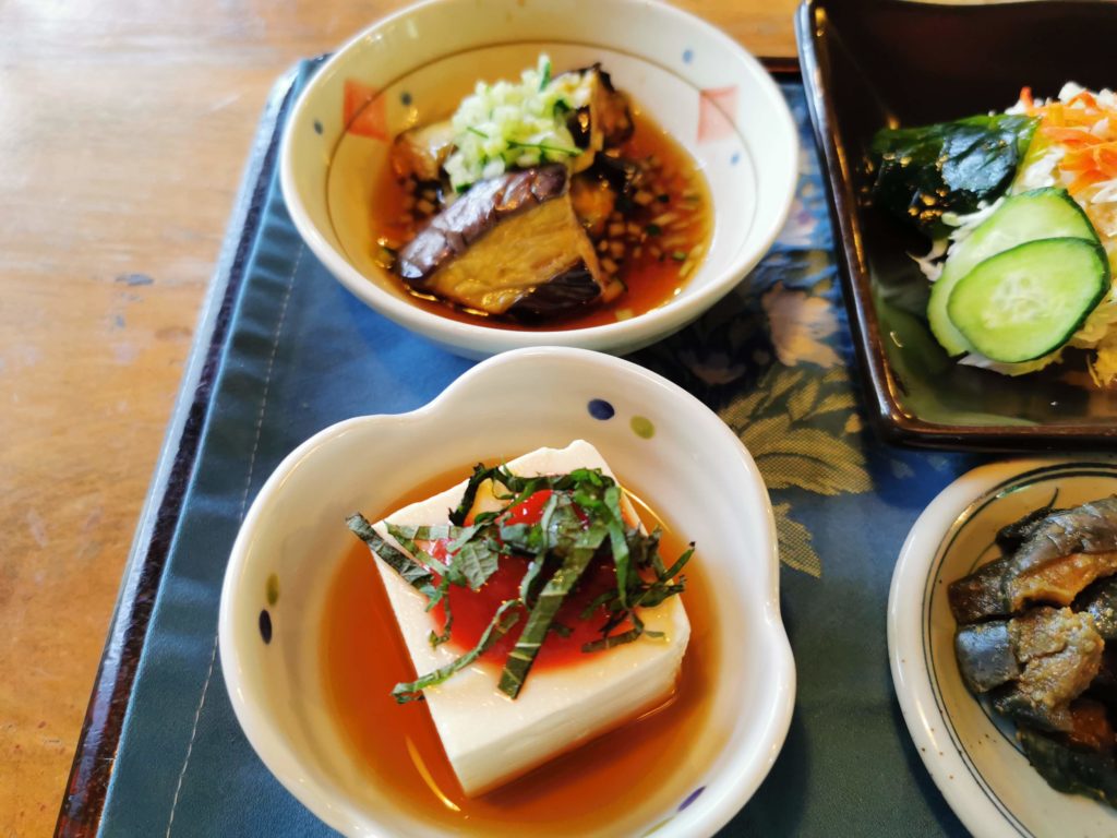 まんのう町 筍の里 日替わりランチ なすと豆腐