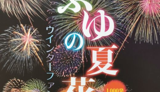 郡家町の「宝憧寺池」で県内今年最大数の『冬の夏花火』が2020年12月5日に打ち上がってた