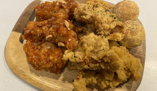 大手町にある「Wildfinger SOS×CRISPY CHICKEN n’TOMATO」の『黄金チキン』。チキン専門店のサクサクフライドチキン