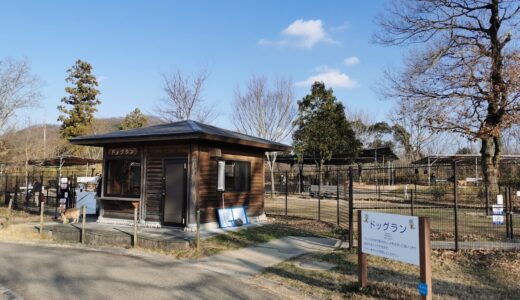 国営讃岐まんのう公園で整備中だった「常設ドッグラン」が2021年12月25日(土)から使用できるようになってる