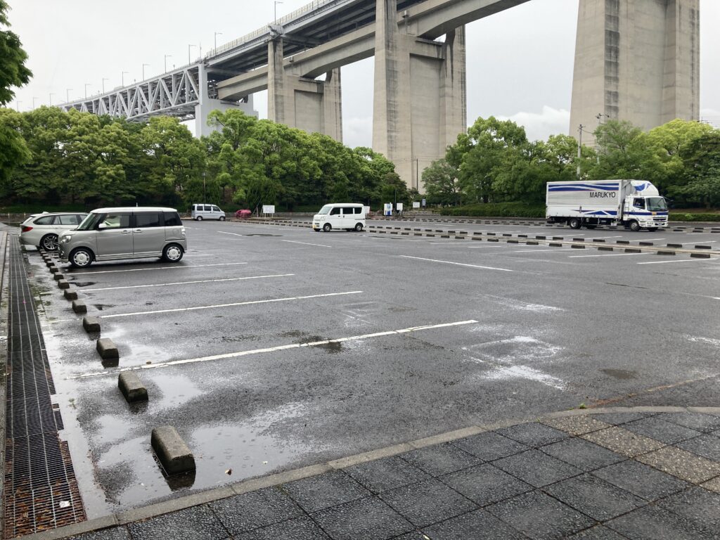 瀬戸大橋記念公園 東側駐車場