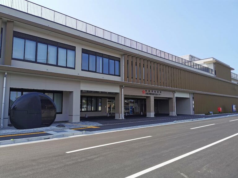 多度津町の新しい「多度津町役場」「多度津町地域交流センター」が2022年6月6日(月)に開庁してる