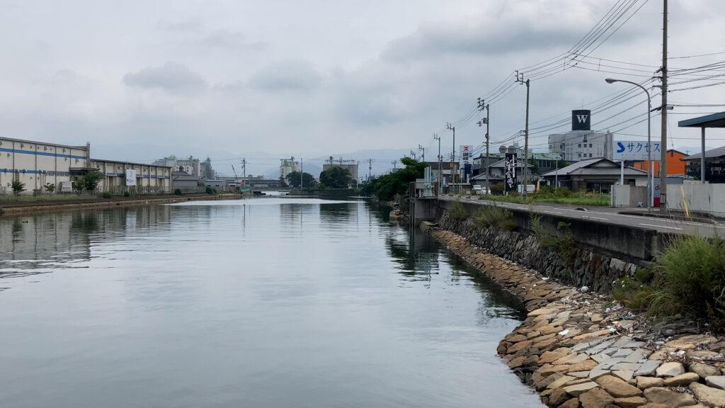 坂出市西大浜北 一文字堤防 場所