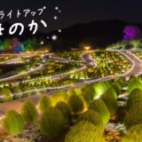 国営讃岐まんのう公園 コキアライトアップほのか