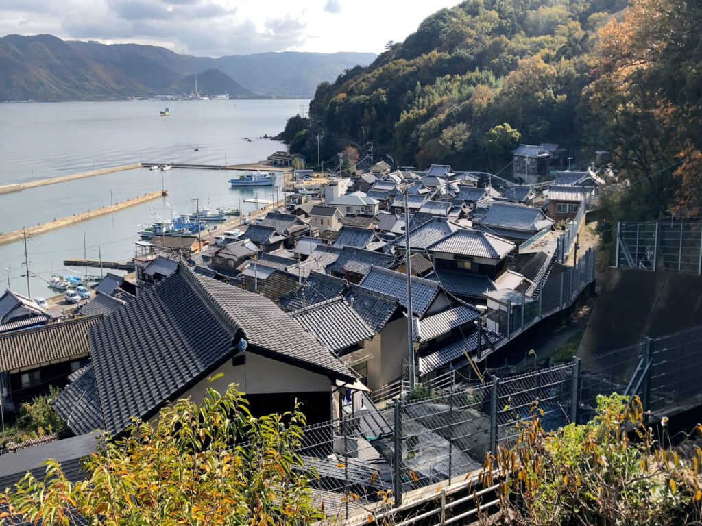 坂出市瀬居町 法楽稲荷大明神からの景色