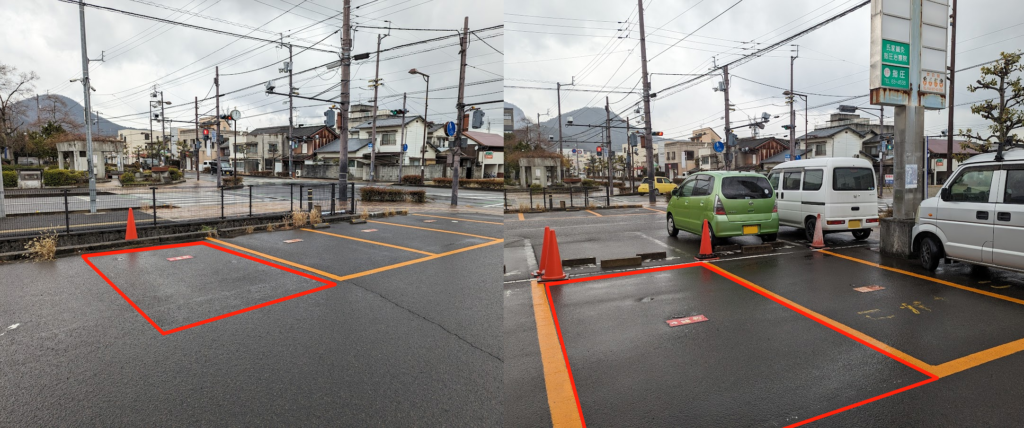 善通寺市文京町 おにぎり屋 味彩 駐車場
