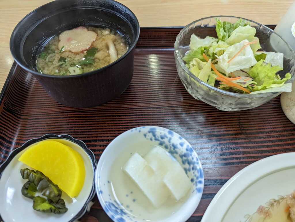 丸亀市浜町 西竹 魚定食 アジ南蛮漬け