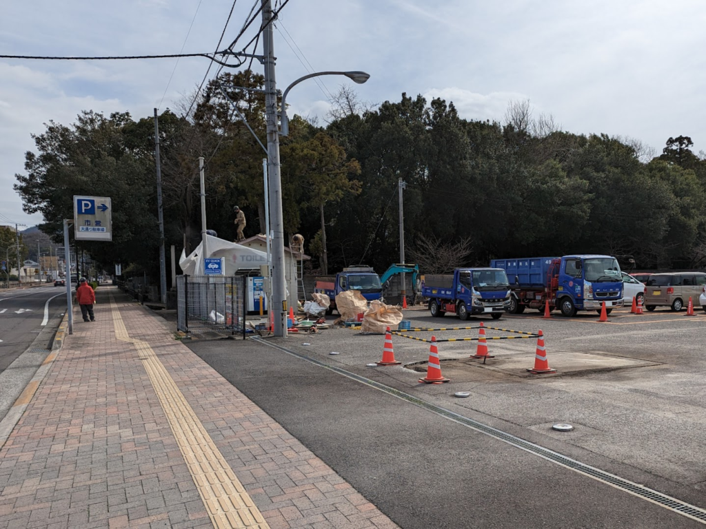 善通寺市営大通り駐車場 工事