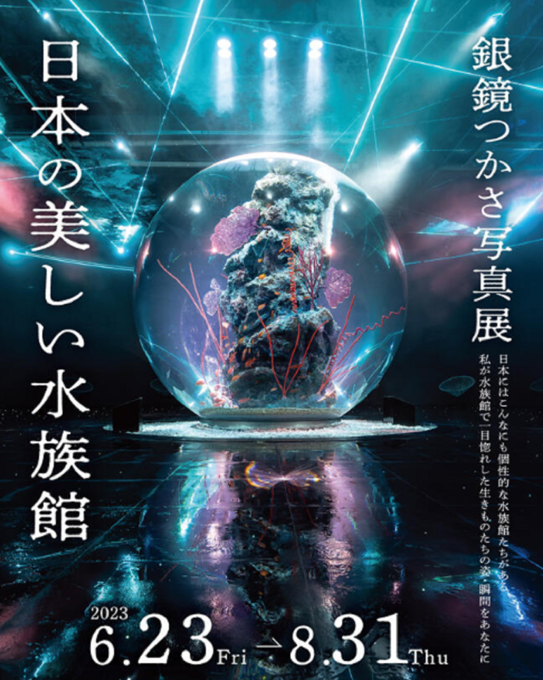 四国水族館で「日本の美しい水族館」が2023年6月23日(金)～8月31日(木)まで開催中。銀鏡つかさレクチャー付き貸切撮影会の参加者を募集してる