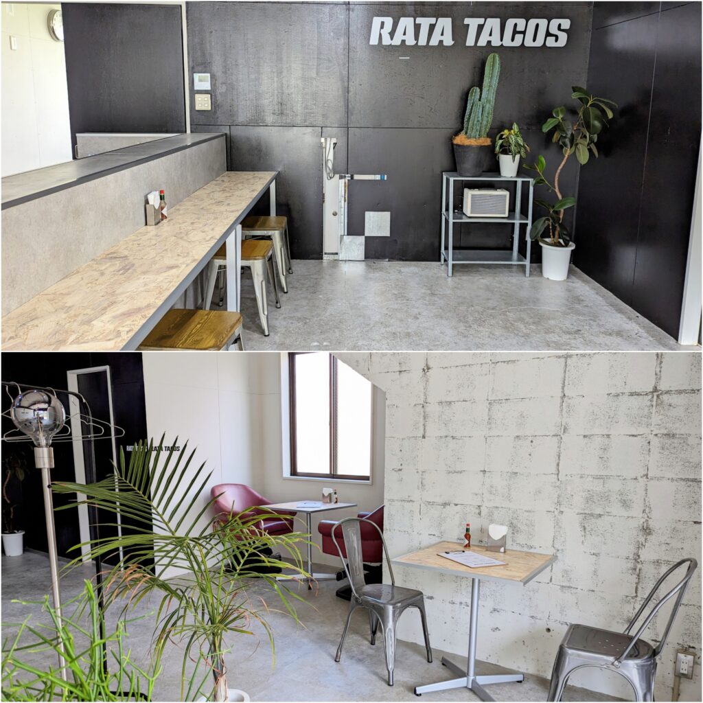 善通寺市上吉田町 RATA TACOS(ラタ タコス) 店内