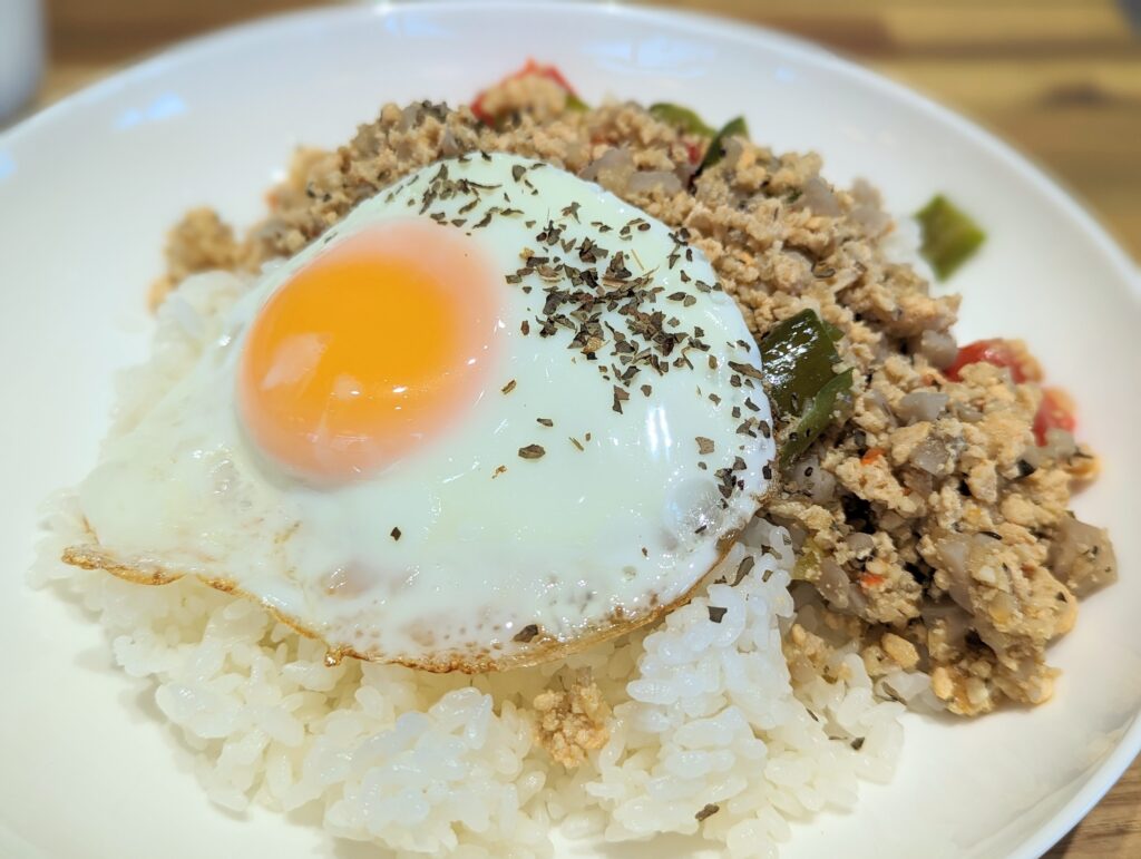 宇多津町 すくすくカフェ ガパオライス