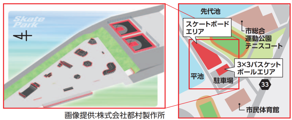 丸亀市総合運動公園 スケートボードパーク