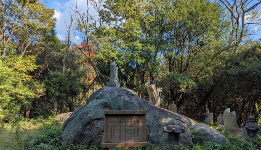 宇多津町の県指定天然記念物「ゆるぎ岩」桜の名所にある推定10トンの岩で腕試しができる？