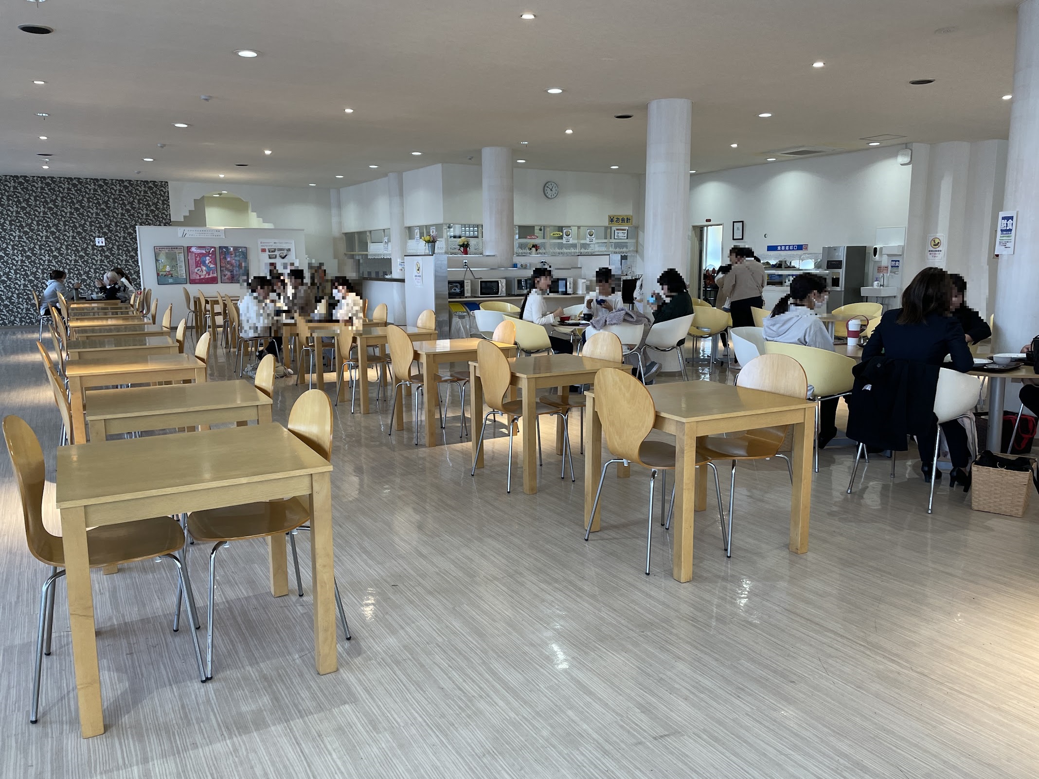 宇多津町 香川短期大学学生食堂 店内