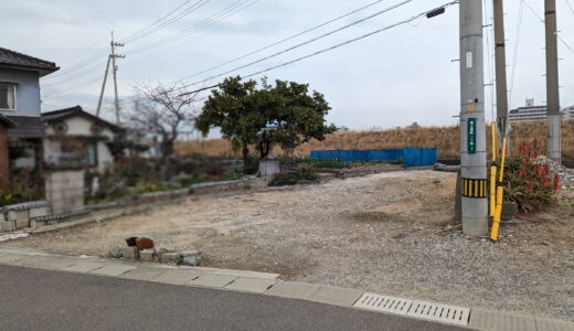 丸亀市富士見町の「中華そば 浦島」跡地の風景が変わってる