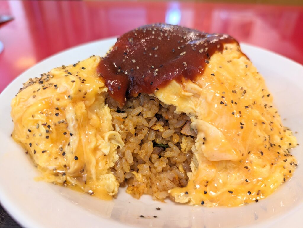 丸亀市原田町 中華料理 あおば×政麟 オムライス