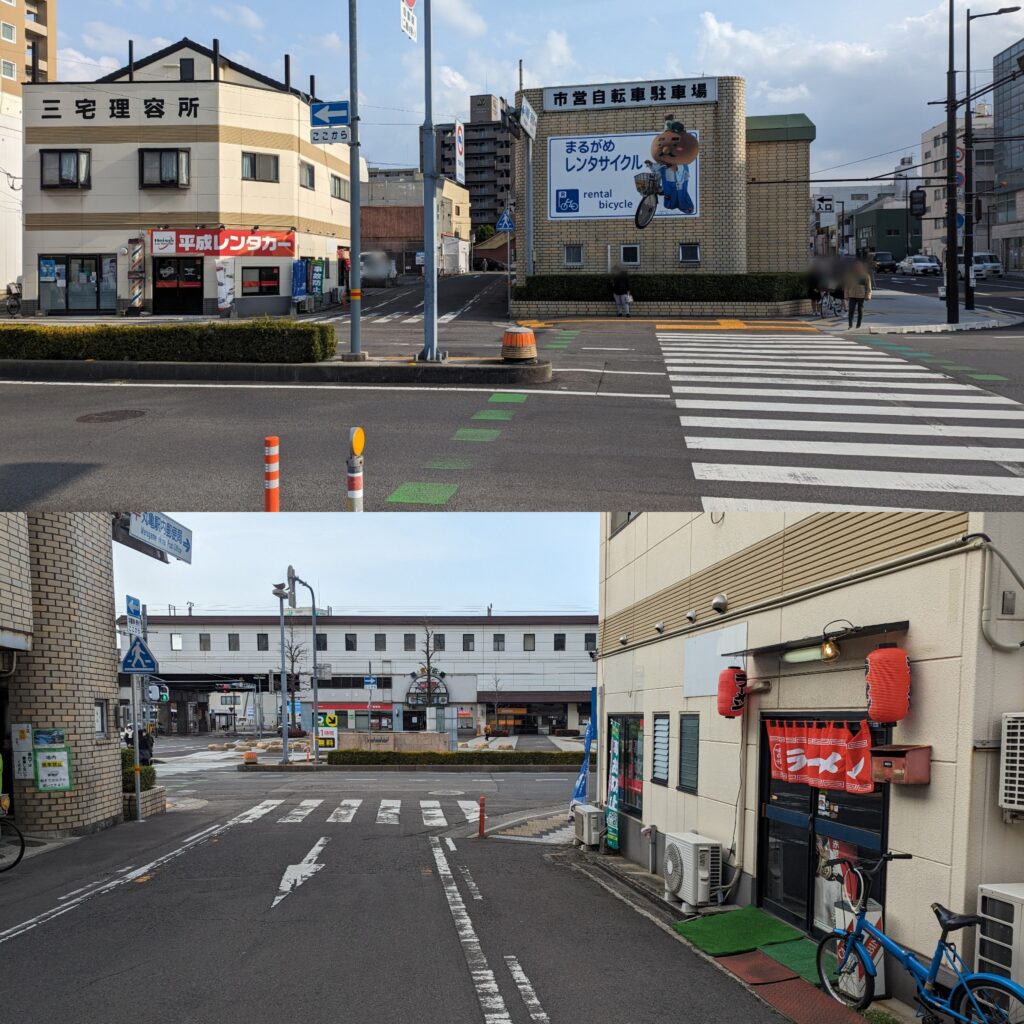 丸亀市浜町 丸亀ラアメン 場所