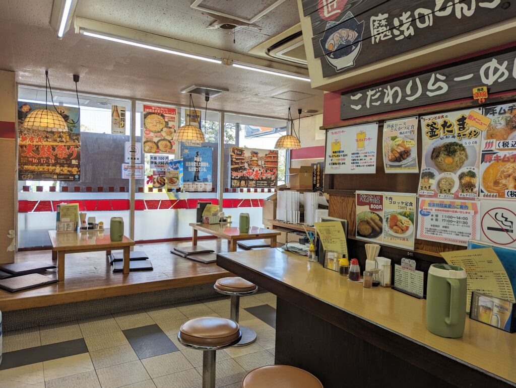 宇多津町 ラーメンとん太 宇多津店 店内の様子