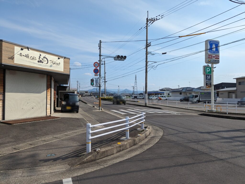 坂出市河津町 寄り道café紬 場所