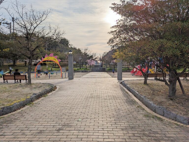 坂出市八幡町の「田尾坂公園」に駐車場が新設されてる！