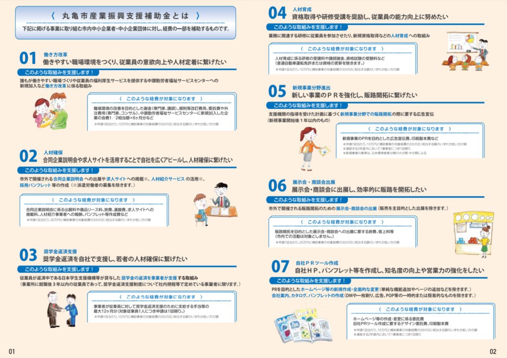 丸亀市 令和6年度 丸亀市産業振興支援補助事業