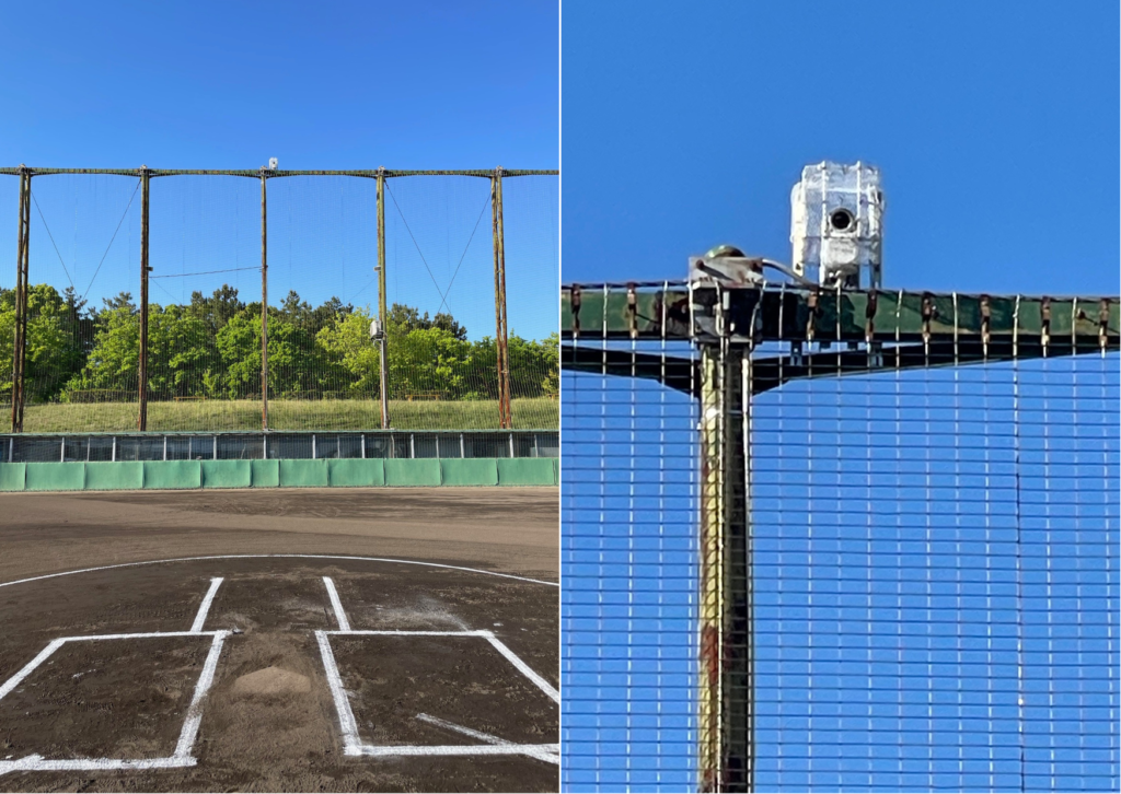 坂出市 番の州球場 AIカメラ