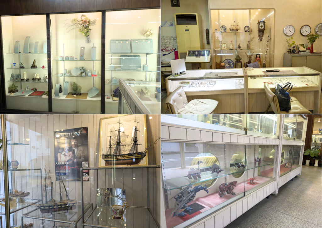 坂出市本町 楠本時計店 店内