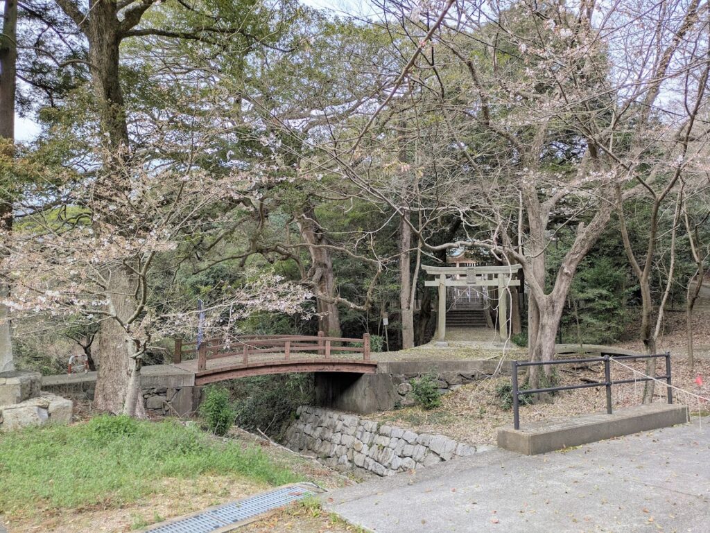 坂出市 青海神社・西行法師の道の桜