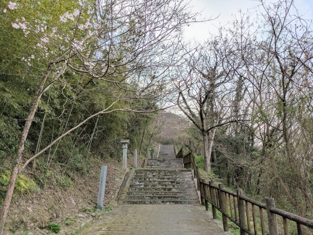 坂出市 青海神社・西行法師の道の桜