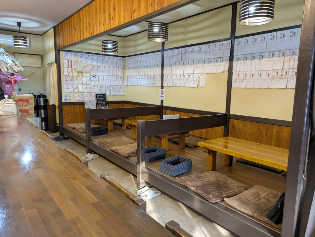 丸亀市川西町 居酒屋うっちゃん 店内の様子