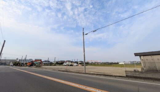 多度津の米屋さんがまっさらな更地に