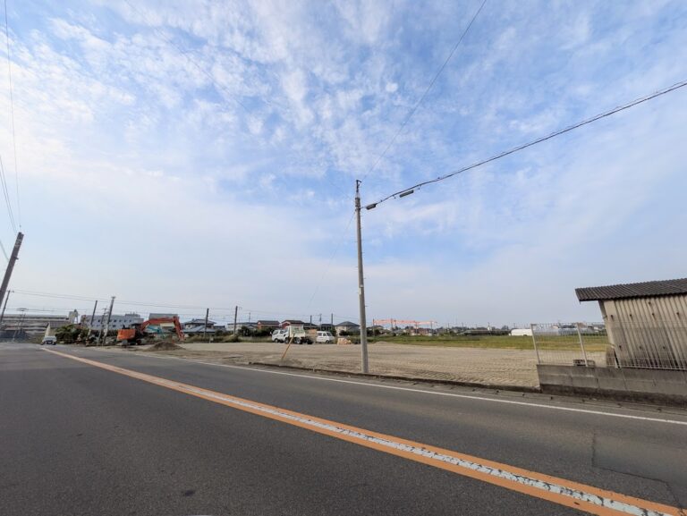 多度津の米屋さんがまっさらな更地に