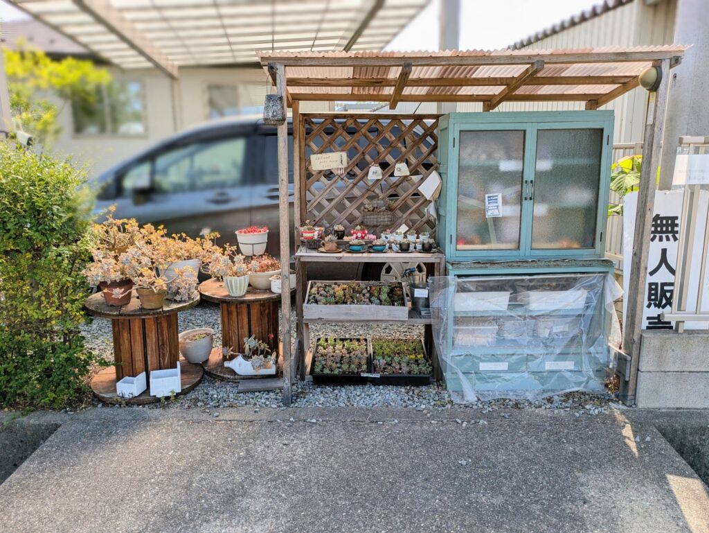 丸亀市綾歌町 多肉植物と雑貨の無人販売所
