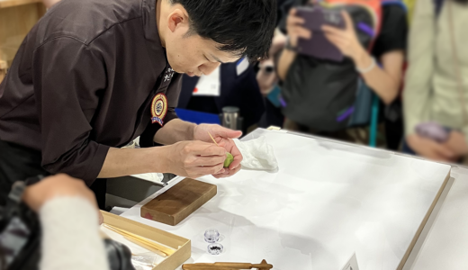 丸亀市山北町にある「御菓子処 乃だや」三代目が大阪・関西万博で魅せた和菓子の妙技！