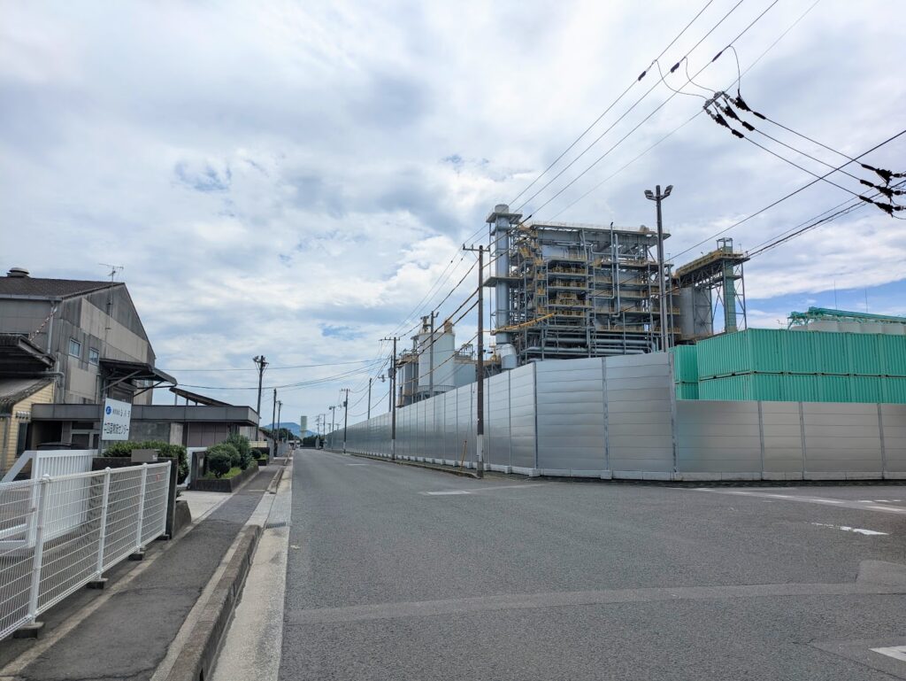 坂出市林田町 坂出バイオマス発電所