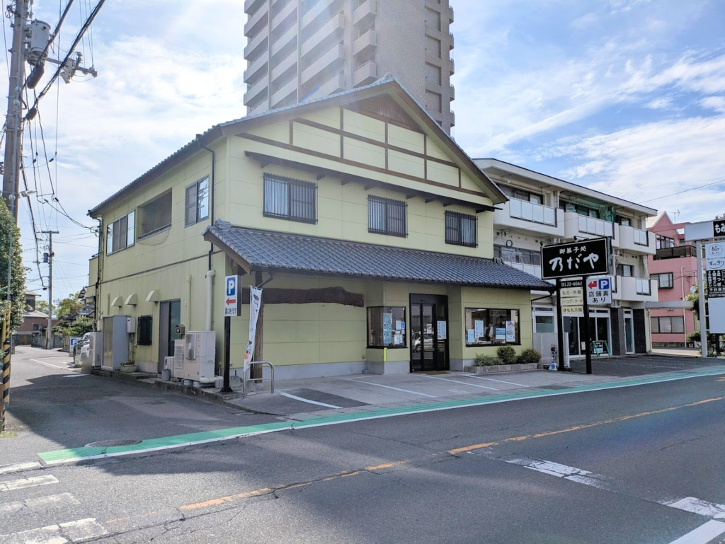 丸亀市山北町 御菓子処乃だや 場所・駐車場