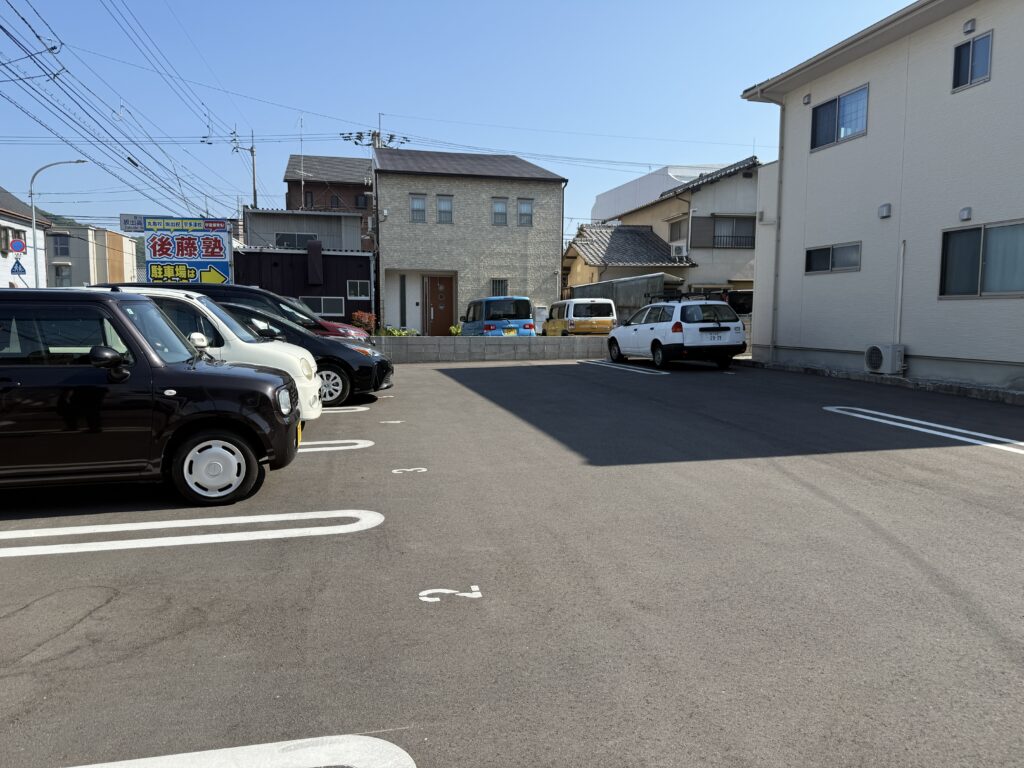 坂出市 駒止町 後藤塾 坂出校 駐車場